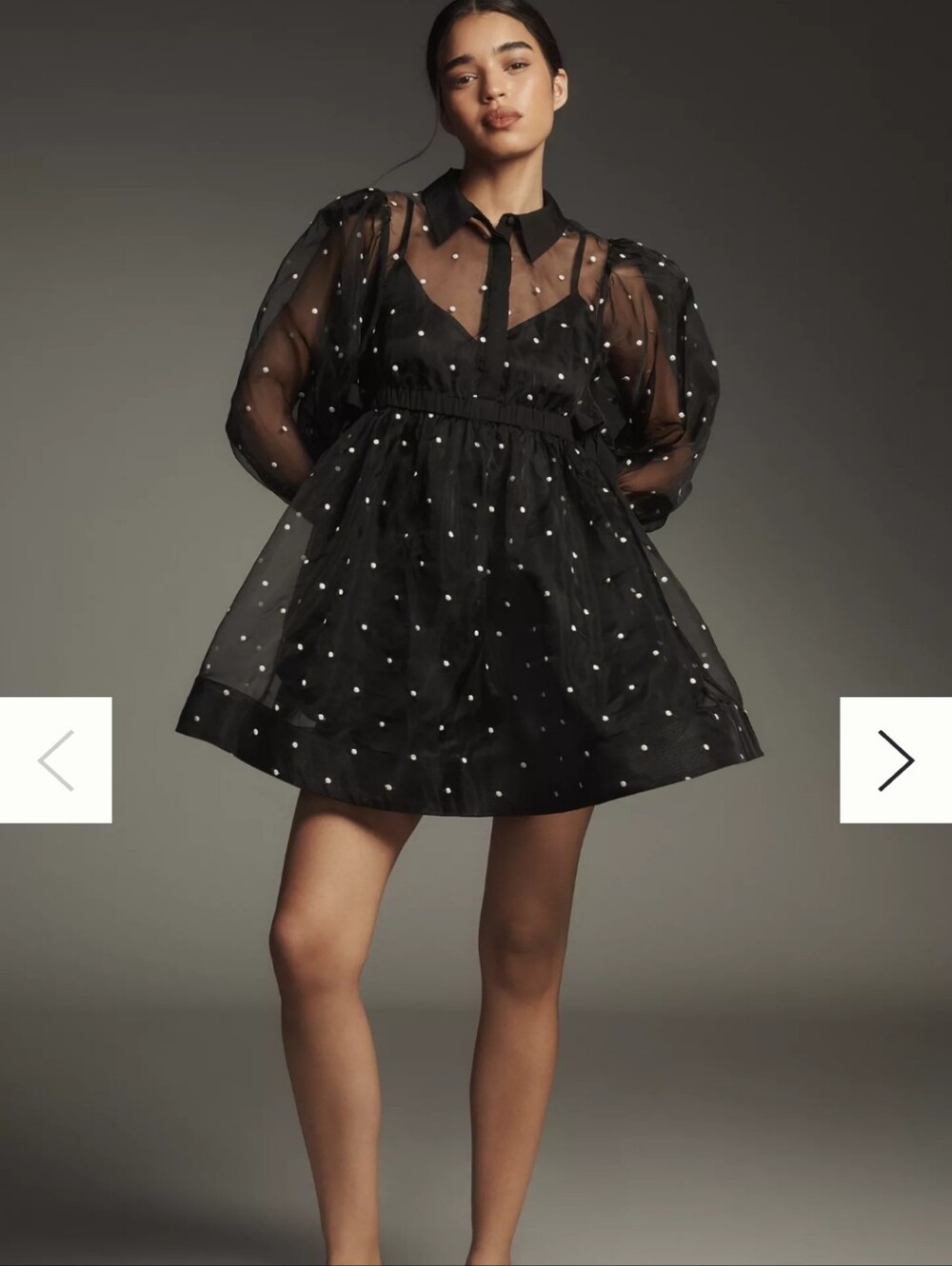 Maeve Polka Dot Mini Dress